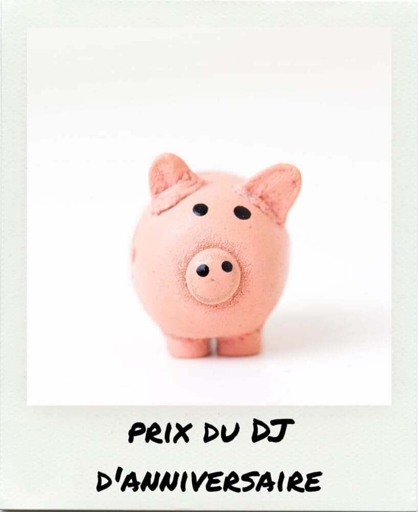 Prix DJ anniversaire prix du DJ d'anniversaire